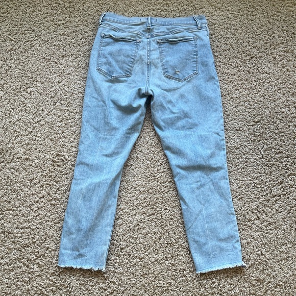 Abercrombie light wash Super Skinny Ankle high-rise jeans - Picture 3 of 4